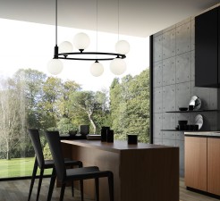 MAYTONI Lampa wisząca Ring 25W G9 MOD013PL-06B