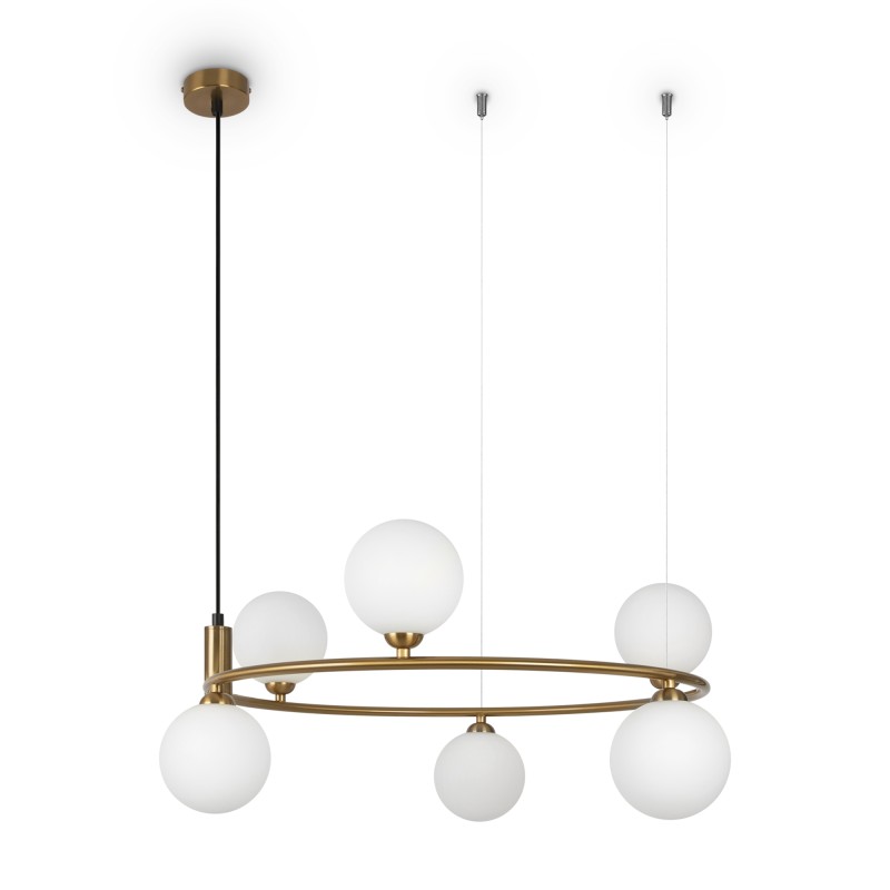 MAYTONI Lampa wisząca Ring 25W G9 MOD013PL-06BS1