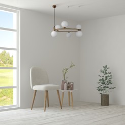 MAYTONI Lampa wisząca Ring 25W G9 MOD013PL-06BS1