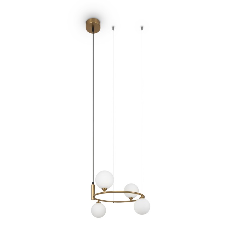 MAYTONI Lampa wisząca Ring 25W G9 MOD013PL-04BS1