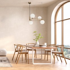 MAYTONI Lampa wisząca Ring 25W G9 MOD013PL-04BS1
