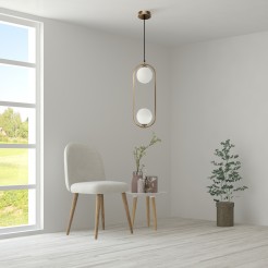 MAYTONI Lampa wisząca Ring 25W G9 MOD013PL-02BS1