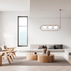 MAYTONI Lampa wisząca Erich 40W E14 MOD221PL-03BS