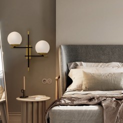 MAYTONI Lampa ścienna (kinkiet) Nostalgia 40W E14 MOD048WL-02G