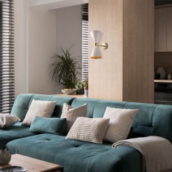 MAYTONI Lampa ścienna (kinkiet) Vesper 40W E14 MOD108WL-02WG