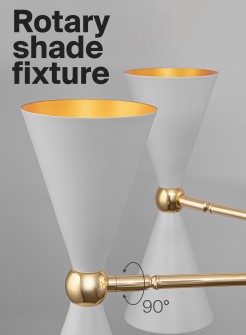 MAYTONI Lampa ścienna (kinkiet) Vesper 40W E14 MOD108WL-02GB