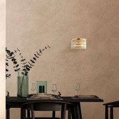 MAYTONI Lampa ścienna (kinkiet) Dune 60W E14 DIA005WL-02G