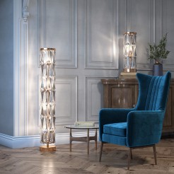 MAYTONI Lampa podłogowa Puntes 60W E14 MOD043FL-08G