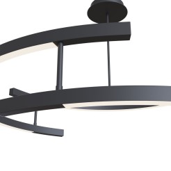 MAYTONI Lampa wisząca Line 52W LED 2000lm 3000K 80 CRI  MOD054PL-L52B3K