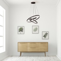 MAYTONI Lampa wisząca Rim 115W LED 6100lm 4000K 85 CRI  MOD058PL-L100B4K