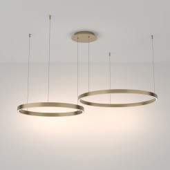 MAYTONI Lampa wisząca Rim 88W LED 5200lm 4000K 85 CRI  MOD058PL-L74BS4K