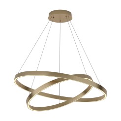 MAYTONI Lampa wisząca Rim 88W LED 5200lm 3000K 85 CRI  MOD058PL-L74BS3K