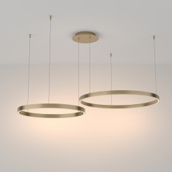 MAYTONI Lampa wisząca Rim 88W LED 5200lm 3000K 85 CRI  MOD058PL-L74BS3K