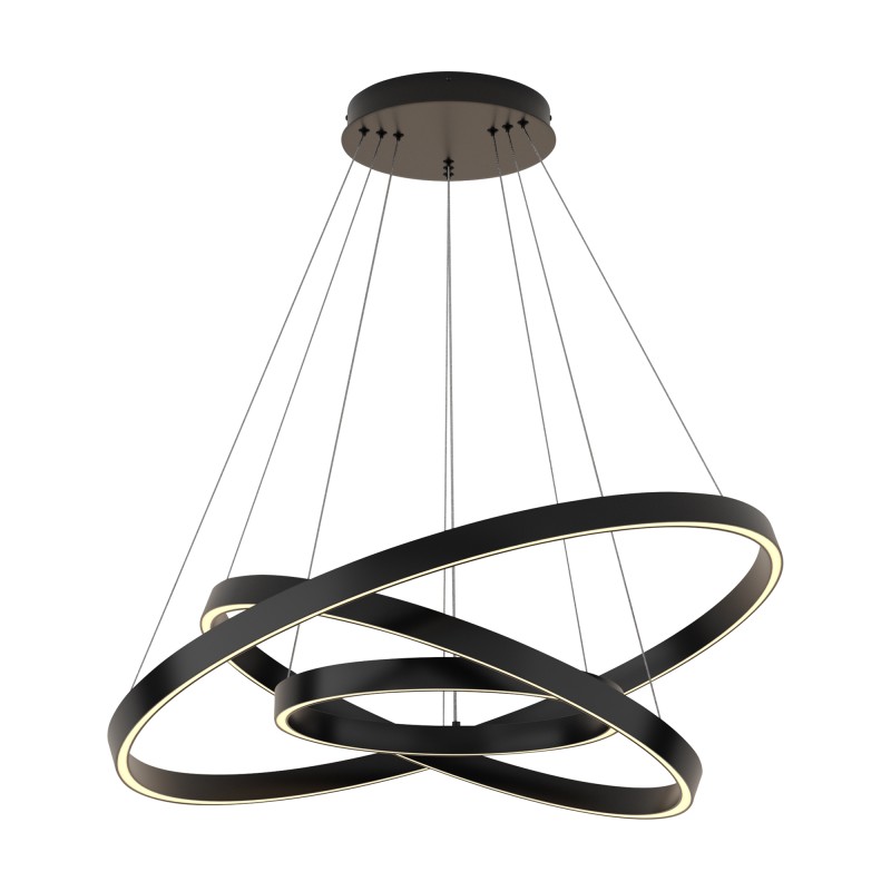 MAYTONI Lampa wisząca Rim 115W LED 6100lm 3000K 85 CRI  MOD058PL-L100B3K