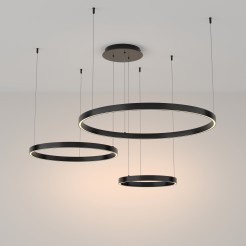 MAYTONI Lampa wisząca Rim 115W LED 6100lm 3000K 85 CRI  MOD058PL-L100B3K