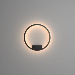 MAYTONI Lampa ścienna (kinkiet) Rim 25W LED 1200lm 3000K 85 CRI  MOD058WL-L25B3K