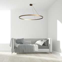 MAYTONI Lampa wisząca Rim 81W LED 4800lm 3000K CRI  MOD058PL-L65BS3K