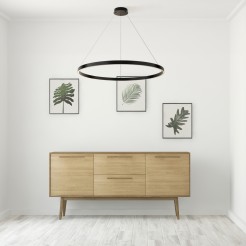 MAYTONI Lampa wisząca Rim 61W LED 3500lm 3000K 85 CRI  MOD058PL-L54B3K