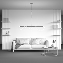 MAYTONI Lampa wisząca Tau 30W LED 1250lm 3000K 80 CRI  MOD166PL-L30G3K