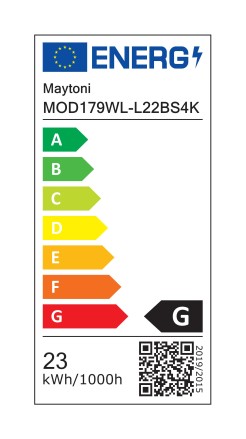 MAYTONI Lampa ścienna (kinkiet) Skyline 23W LED 700lm 4000K 80 CRI  MOD179WL-L22BS4K