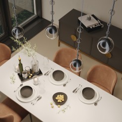 MAYTONI Lampa wisząca Ros 28W GU10 MOD227PL-01B