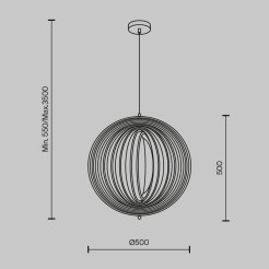 MAYTONI Lampa wisząca Roots 40W E27 MOD197PL-01W1