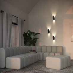 MAYTONI Lampa ścienna (kinkiet) Notta 40W G9 MOD417WL-01B