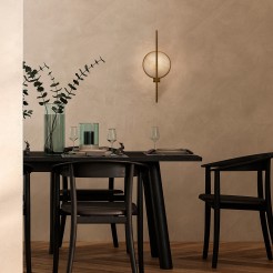 MAYTONI Lampa ścienna (kinkiet) Marmo 40W E14 MOD099WL-01G