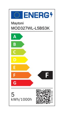 MAYTONI Lampa ścienna (kinkiet) Lunare 5W LED 450lm 3000K 80 CRI  MOD327WL-L5BS3K