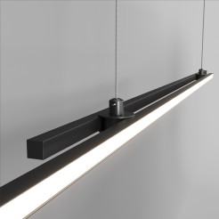 MAYTONI Lampa wisząca Halo 48W LED 2200lm 4000K 80 CRI  MOD005PL-L36BK