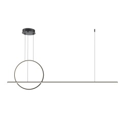 MAYTONI Lampa wisząca Halo 40W LED 1500lm 3000-4000K 80 CRI  MOD247PL-L49BK