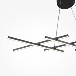 MAYTONI Lampa wisząca Halo 40W LED 800lm 3000-4000K 80 CRI  MOD244PL-L50BK