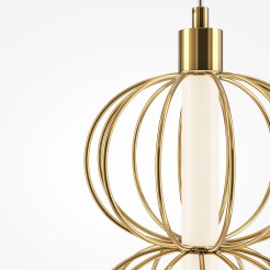 MAYTONI Lampa ścienna (kinkiet) Golden Cage 17W LED 1100lm 3000K 80 CRI  MOD216WL-L10G3K