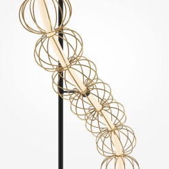 MAYTONI Lampa podłogowa Golden Cage 48W LED 3000lm 3000K 80 CRI  MOD216FL-L38G3K