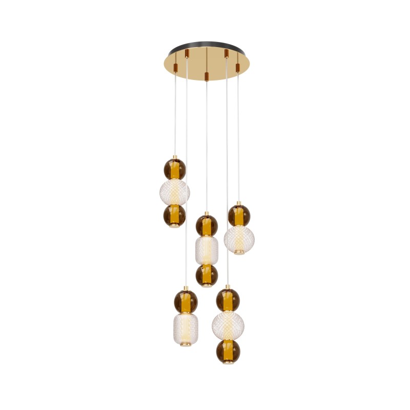 MAYTONI Lampa wisząca Drop 80W LED 9300lm 3000K 80 CRI  MOD273PL-L80G3K