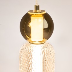 MAYTONI Lampa wisząca Drop 80W LED 9300lm 3000K 80 CRI  MOD273PL-L80G3K