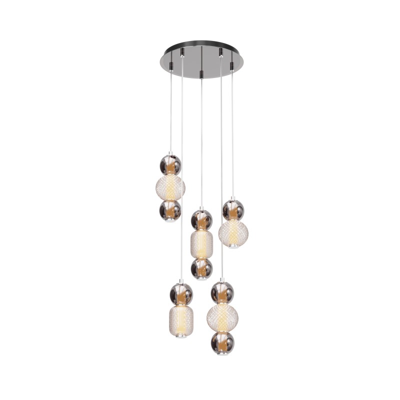 MAYTONI Lampa wisząca Drop 80W LED 9300lm 3000K 80 CRI  MOD273PL-L80CH3K