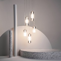 MAYTONI Lampa wisząca Drop 80W LED 9300lm 3000K 80 CRI  MOD273PL-L80CH3K