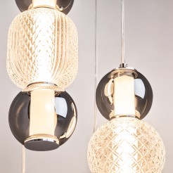 MAYTONI Lampa wisząca Drop 80W LED 9300lm 3000K 80 CRI  MOD273PL-L80CH3K
