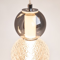 MAYTONI Lampa wisząca Drop 80W LED 9300lm 3000K 80 CRI  MOD273PL-L80CH3K