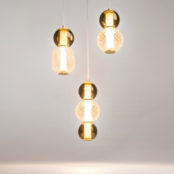 MAYTONI Lampa wisząca Drop 33W LED 4000lm 3000K 80 CRI  MOD273PL-L33G3K