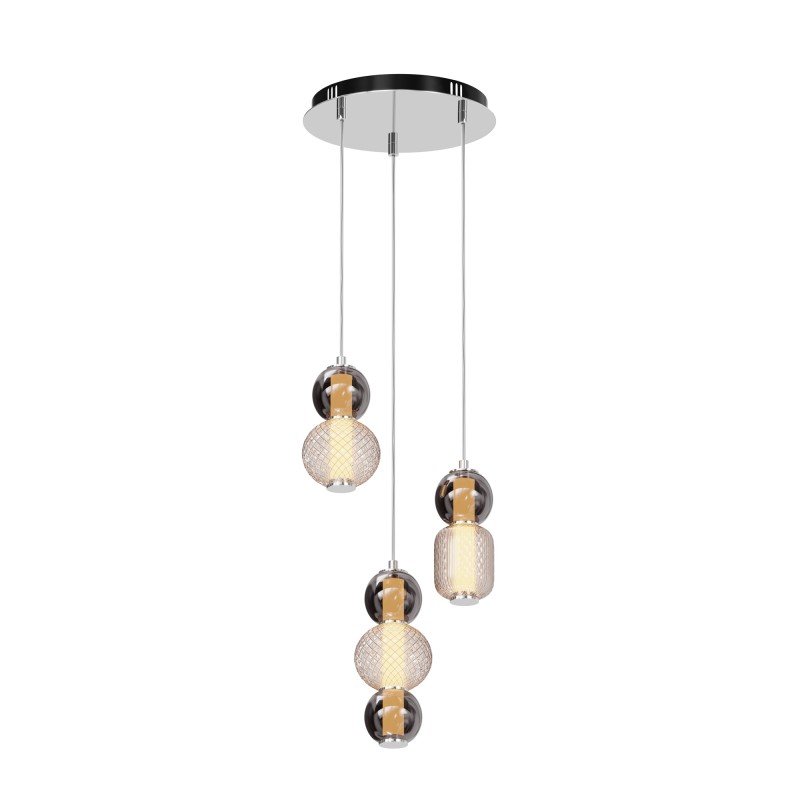 MAYTONI Lampa wisząca Drop 33W LED 4000lm 3000K 80 CRI  MOD273PL-L33CH3K