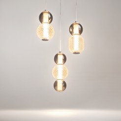 MAYTONI Lampa wisząca Drop 33W LED 4000lm 3000K 80 CRI  MOD273PL-L33CH3K