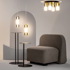 MAYTONI Lampa sufitowa Drop 60W LED 7000lm 3000K 80 CRI  MOD273CL-L60G3K