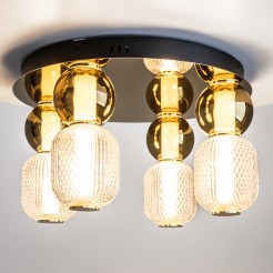 MAYTONI Lampa sufitowa Drop 60W LED 7000lm 3000K 80 CRI  MOD273CL-L60G3K