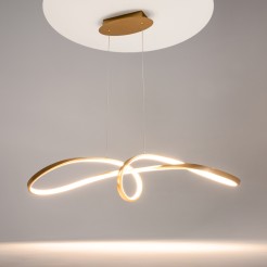 MAYTONI Lampa wisząca Curve 42W LED 2800lm 4000K 85 CRI  MOD156PL-L52G4K