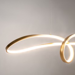 MAYTONI Lampa wisząca Curve 42W LED 2800lm 4000K 85 CRI  MOD156PL-L52G4K