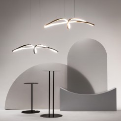 MAYTONI Lampa wisząca Curve 42W LED 2800lm 4000K 85 CRI  MOD156PL-L52B4K