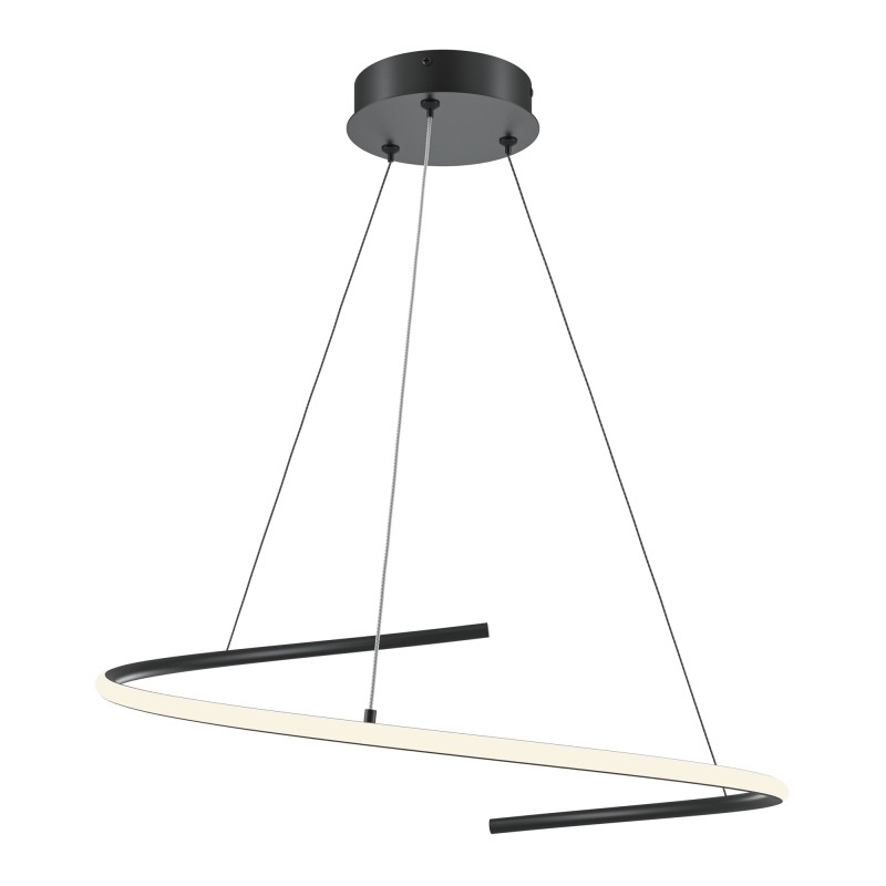 MAYTONI Lampa wisząca Curve 31W LED 1600lm 3000-4000K 80 CRI  MOD242PL-L33BK