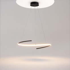 MAYTONI Lampa wisząca Curve 31W LED 1600lm 3000-4000K 80 CRI  MOD242PL-L33BK